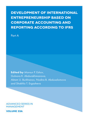 cover image of Development of International Entrepreneurship Based on Corporate Accounting and Reporting According to IFRS